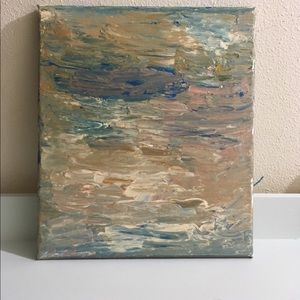 Hand painted abstract painting